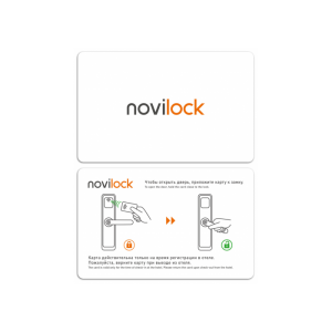 Карта доступа novilock Карта доступа с логотипом novilock стандарта Mifare Classic для замков и СКУД