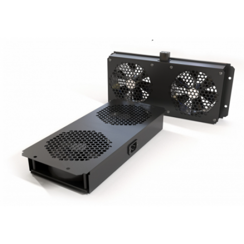 Модуль вентиляторный на 2 вентилятора, TFAB-T2FR-RAL9004 Модуль вентиляторный на 2 вентилятора, TFAB-T2FR-RAL9004