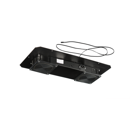 Модуль вентиляторный DANNMAN TFAN-2FR-RAL9005, 2 вентилятора, без кабеля питания, черный