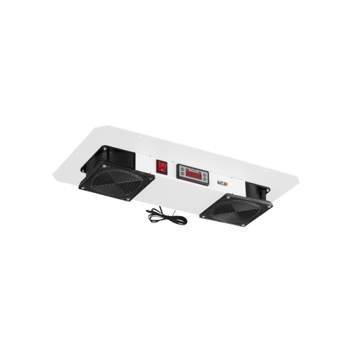 Модуль вентиляторный DANNMAN TRFA-MICR-6F-RAL9005, 6 вентиляторов, термостат, черный