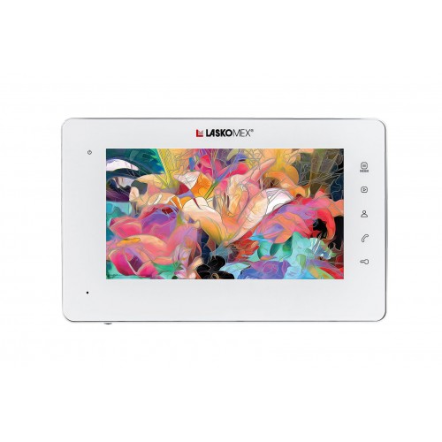 Видеодомофон Hameleon PRO (с встроенным адаптером) E-1260 Pl Wt Si Белый с серебристой рамкой Видеодомофон Hameleon PRO (с встроенным адаптером) E-1260 Pl Wt Si Белый с серебристой рамкой