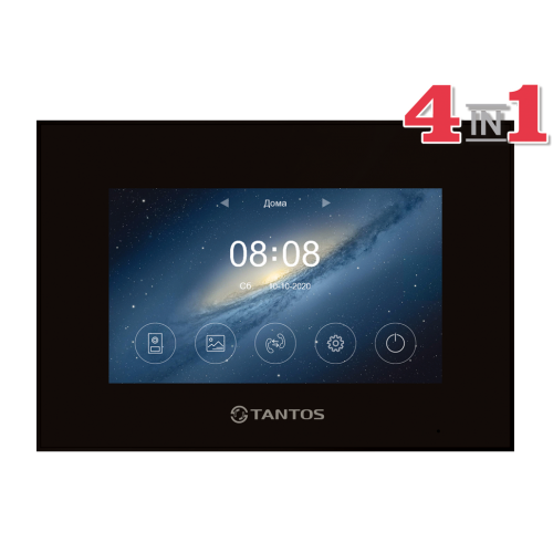 Видеодомофон Tantos Marilyn HD Wi-Fi IPS (черный)