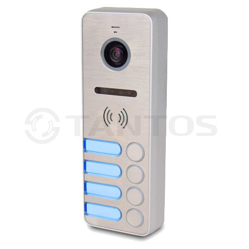 Вызывная панель Tantos iPanel 2  (Metal) 4 абонента Вызывная панель Tantos iPanel 2  (Metal) 4 абонента