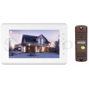 Комплект домофона Tantos Mia Kit: монитор Mia 7"+вызывная панель Walle+ (белый/медь)