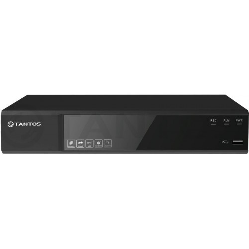 Видеорегистратор IP 8 каналов Tantos TSr-NV08154