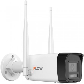 Камера F-IC-1142CIW(2.8mm) 4Мп уличная цилиндрическая IP-камера с технологией DiLight, встроенным микрофоном и динамиком для двусторонней связи, и Wi-Fi