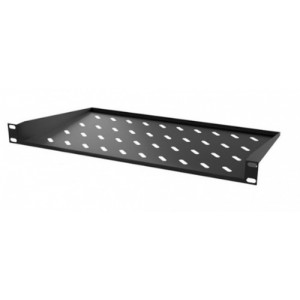 Полка стационарная DANNMAN SHM-850-RAL9005 до 50кг, 485х850мм, черная