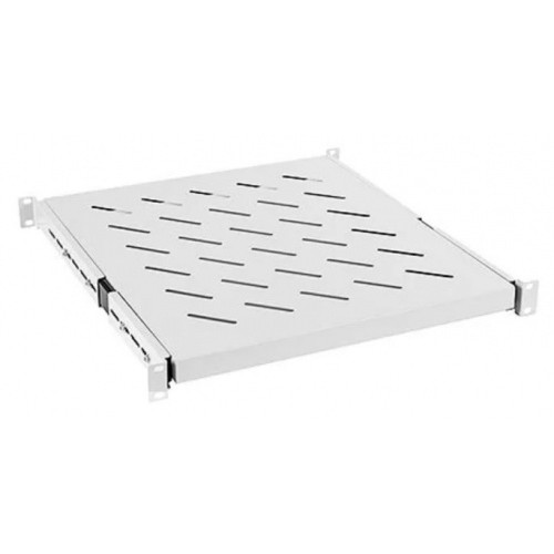 Полка выдвижная DANNMAN SSH-1U-1000-RAL9005 до 30кг, 485х1000мм, черная