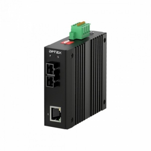 Медиаконвертер промышленный DPTEK DK-MC10F-SC-SM-E