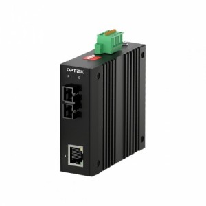 Медиаконвертер промышленный DPTEK DK-MC10F-SC2-MM-E