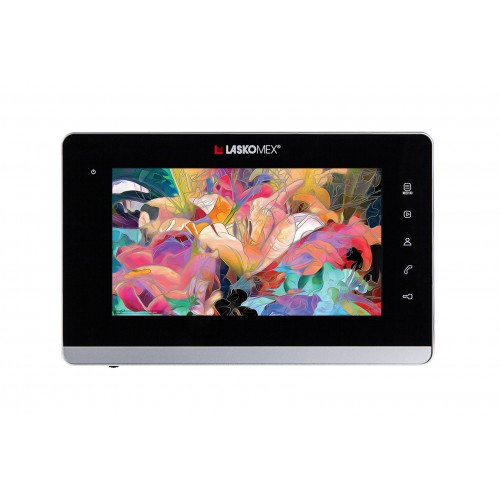 Видеодомофон Hameleon PRO (с встроенным адаптером) E-1260 Pl Wt Si Белый с белой  рамкой