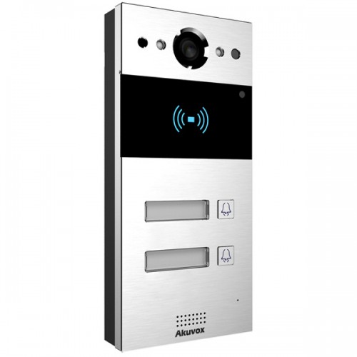 Вызывная панель многоабонентская Akuvox R20B On-Wall на 2 абонента Вызывная панель многоабонентская Akuvox R20B On-Wall на 2 абонента
