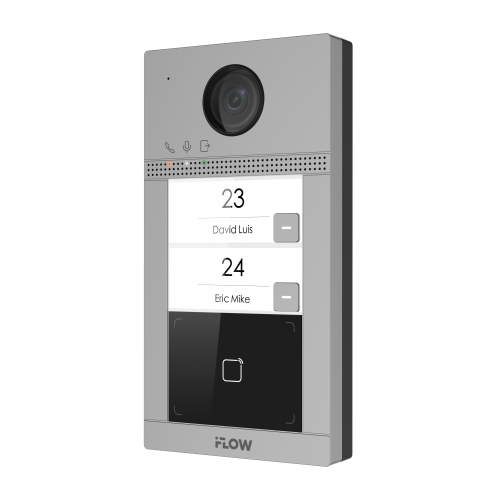 Вызывная IP-панель на 2 абонента iFLOW F-VI-1404ISMCWE1 Вызывная IP-панель на 2 абонента iFLOW F-VI-1404ISMCWE1