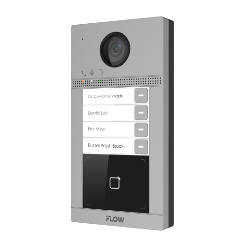 2Мп IP вызывная панель на четырех абонентов с ИК-подсветкой и Wi-Fi F-VI-1407ISMCWE1